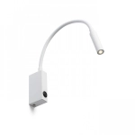 EKE ścienna biała 230V LED 3W 60° 3000K R12944 Rendl light studio