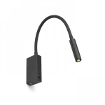 EKE ścienna czarna 230V LED 3W 60° 3000K R12945 Rendl light studio
