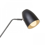 PRAGMA podłogowa czarna chrom 230V LED E27 11W R12989 Rendl light studio
