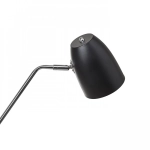 PRAGMA podłogowa czarna chrom 230V LED E27 11W R12989 Rendl light studio