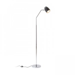 PRAGMA podłogowa czarna chrom 230V LED E27 11W R12989 Rendl light studio