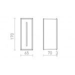 SEGNO wpuszczana biała 230V LED 3W IP54 3000K R13566 Rendl light studio