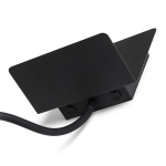 ROSTAM ścienna z USB czarna 230V LED 2x3W 3000K R13571 Rendl light studio