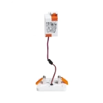 BJORK SQ 9 wpuszczana biała 230V LED 6W 3000K R13588 Rendl light studio
