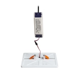 BJORK SQ 20 wpuszczana biała 230V LED 18W 3000K R13590 Rendl light studio