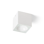 SENZA SQ sufitowa biała szkło przezroczyste 230V LED 6W IP65 3000K R13624 Rendl light studio