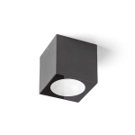 SENZA SQ sufitowa antracyt szkło przezroczyste 230V LED 6W IP65 3000K R13625 Rendl light studio