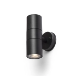 SORANO II ścienna czarna plastik 230V LED GU10 2x8W IP44 R13634 Rendl light studio