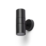 SORANO II ścienna czarna plastik 230V LED GU10 2x8W IP44 R13634 Rendl light studio