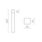 CLYDE 60 podłogowa antracyt 230V LED E27 11W IP44 R13638 Rendl light studio