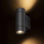 MIZZI NEW II ścienna antracyt 230V LED GU10 2x8W IP65 R13643 Rendl light studio