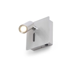 MIG ścienna nikiel mat 230V LED 3W 30° 3000K R13646 Rendl light studio