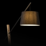 kinkiecik.pl DANTE podłogowa czarna drewno 230V E27 25W R13653 Rendl light studio