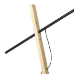 kinkiecik.pl DANTE podłogowa czarna drewno 230V E27 25W R13653 Rendl light studio