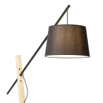 kinkiecik.pl DANTE podłogowa czarna drewno 230V E27 25W R13653 Rendl light studio