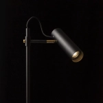 kinkiecik.pl VARIA podłogowa czarna mosiądz 230V LED GU10 9W R13660 Rendl light studio