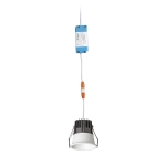 OWEN DIMM wpuszczana biała 230V LED 7W 45° IP54 3000K - 1800K R13667 Rendl light studio