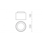 kinkiecik.pl VENICE 23 sufitowa szkło przezroczyste/szkło opalowe/chrom 230V E27 20W IP44 R13684 Rendl light studio
