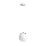 kinkiecik.pl BOLLY 17 wisząca szkło opalowe/chrom 230V LED E27 15W IP44 R13692 Rendl light studio