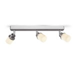 kinkiecik.pl LINN III natynkowa szkło opalowe/chrom 230V G9 LED 3x9W IP44 R13703 Rendl light studio