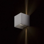 TITO SQ DIMM ścienna biała 230V LED 2x3W IP65 3000K R13738 Rendl light studio