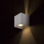 TITO SQ DIMM ścienna biała 230V LED 2x3W IP65 3000K R13738 Rendl light studio