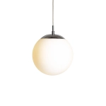 LUNA 20 wisząca szkło opalowe/chrom 230V LED E27 11W R13745 Rendl light studio