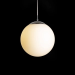 LUNA 25 wisząca szkło opalowe/chrom 230V LED E27 15W R13746 Rendl light studio