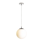 LUNA 25 wisząca szkło opalowe/chrom 230V LED E27 15W R13746 Rendl light studio
