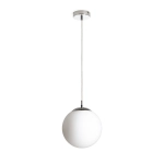 LUNA 25 wisząca szkło opalowe/chrom 230V LED E27 15W R13746 Rendl light studio