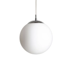 LUNA 25 wisząca szkło opalowe/chrom 230V LED E27 15W R13746 Rendl light studio
