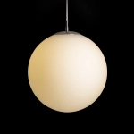 LUNA 30 wisząca szkło opalowe/chrom 230V LED E27 15W R13747 Rendl light studio