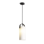 JULIETTA 31 wisząca szkło opalowe/czarna 230V LED E27 15W R13753 Rendl light studio