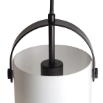 JULIETTA 31 wisząca szkło opalowe/czarna 230V LED E27 15W R13753 Rendl light studio