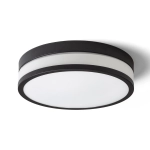 CIRA LED 35 sufitowa szkło opalowe/czarna 230V LED 24W IP44 3000K R13754 Rendl light studio