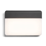 GAVIN ścienna antracyt akryl mleczny 230V LED 13W IP65 3000K R13756 Rendl light studio