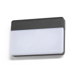 GAVIN ścienna antracyt akryl mleczny 230V LED 13W IP65 3000K R13756 Rendl light studio