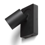 VOLTERA USB ścienna czarna 230V LED GU10 9W R13764 Rendl light studio
