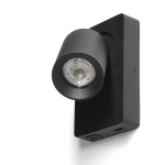 VOLTERA USB ścienna czarna 230V LED GU10 9W R13764 Rendl light studio