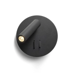 THALIA ścienna czarna akryl satynowy 230V LED 6+3W 3000K R13765 Rendl light studio