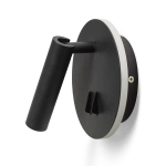 THALIA ścienna czarna akryl satynowy 230V LED 6+3W 3000K R13765 Rendl light studio