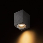 KANE I ścienna beton/decor ciemny granit 230V LED GU10 5W IP65 R13793 Rendl light studio