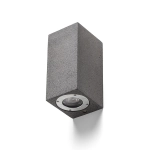 KANE II ścienna beton/decor ciemny granit 230V LED GU10 2x5W IP65 R13794 Rendl light studio