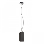 LIZ NEW wisząca czarna chrom 230V LED E27 15W R13823 Rendl light studio