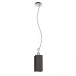 LIZ NEW wisząca czarna chrom 230V LED E27 15W R13823 Rendl light studio