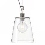BABU NEW 22 wisząca szkło przezroczyste/chrom 230V LED E27 15W R13826 Rendl light studio