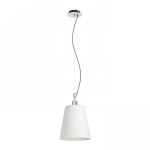 BABU NEW 22 wisząca szkło opalowe/chrom 230V LED E27 15W R13827 Rendl light studio