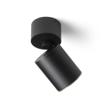 DARIO sufitowa czarna mosiądz szczotkowana 230V LED GU10 9W R13868 Rendl light studio