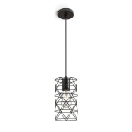 ILUSIA wisząca czarna 230V LED E27 15W R13892 Rendl light studio