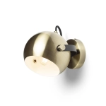 AGNETA natynkowa mosiądz szczotkowana/czarna 230V LED E27 11W R13895 Rendl light studio